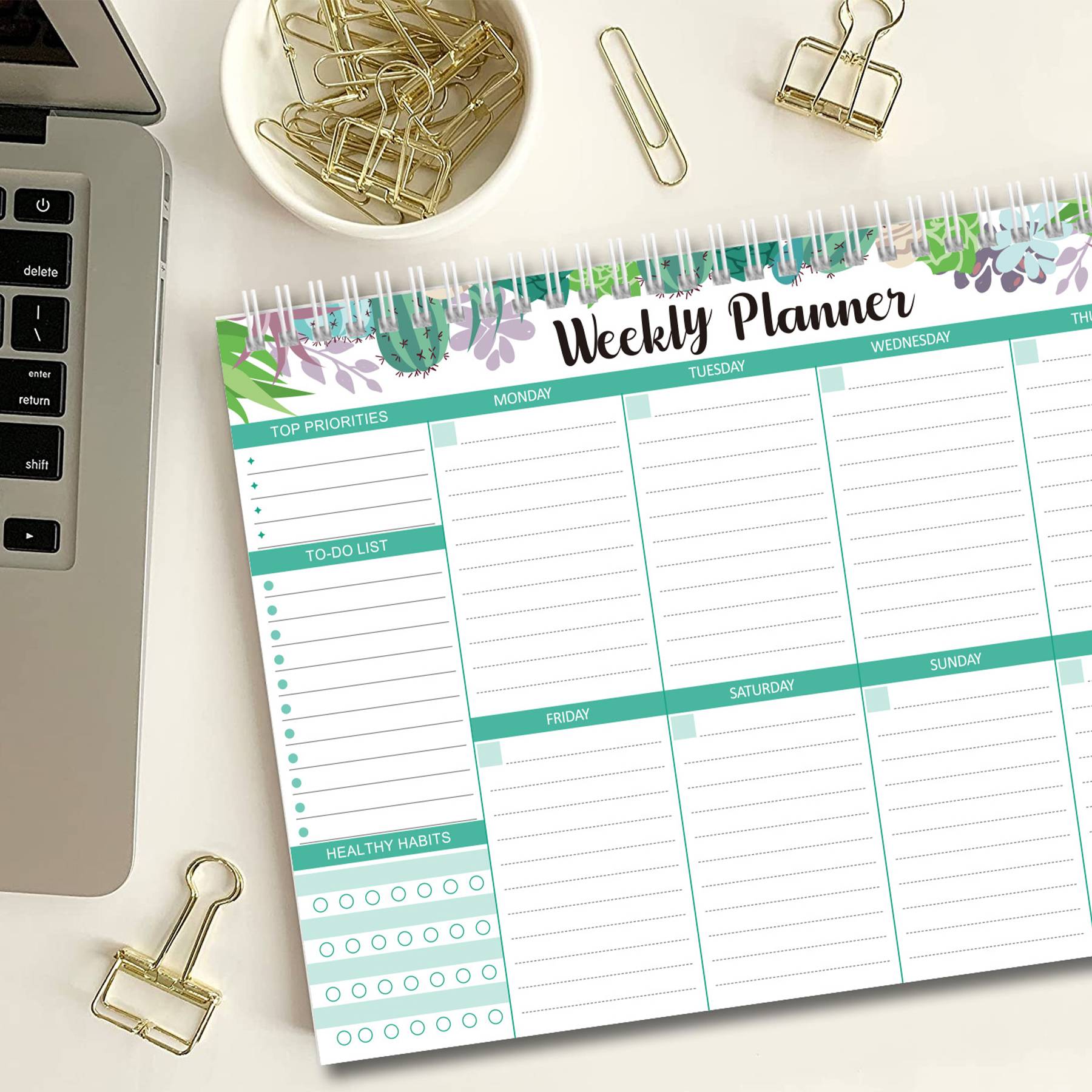 Paper Time management humbucker weekly planner 3