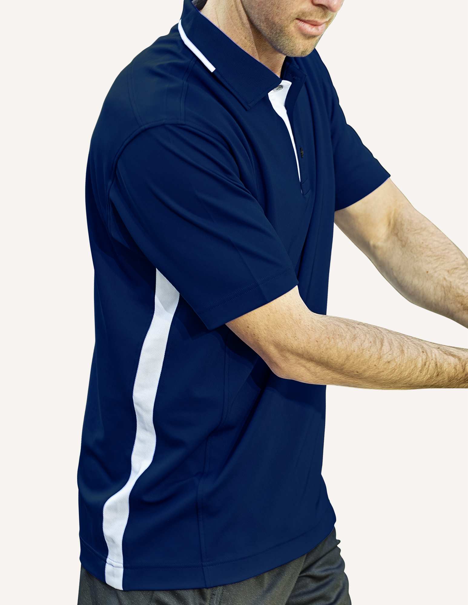 Men's Vanguard Hybrid Interlock Knit Polo Shirt 6