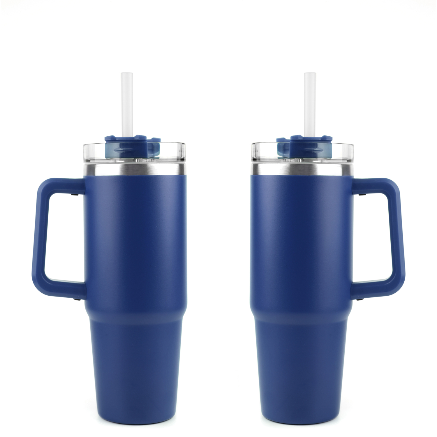 Stainless Steel Tumbler with Handle and Straw, 30 oz. 7