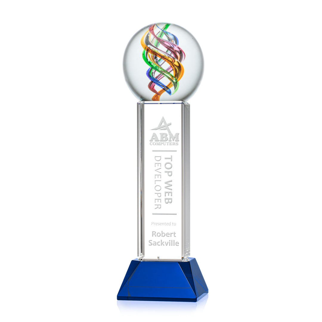 Galileo Award on Stowe Base - Blue 2
