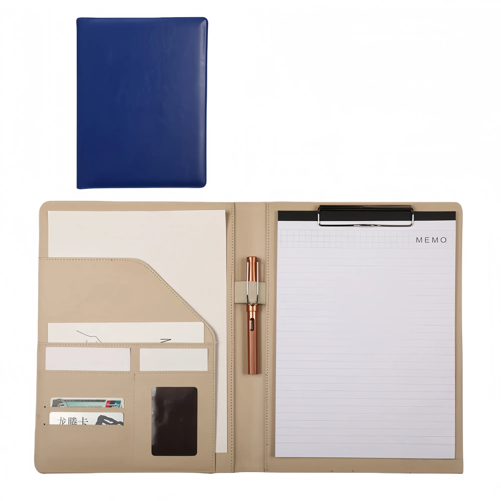 A4 Leather Padfolio Writing Board 2
