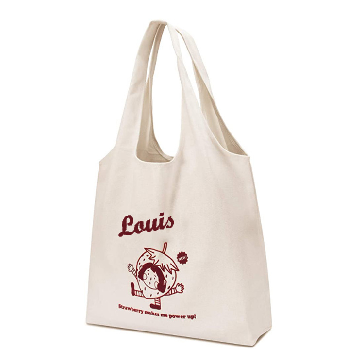 Canvas Vest Tote Bag, custom tote bag with logo imprint 3