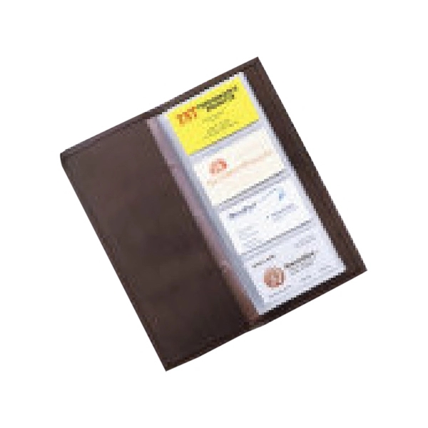 Leather Business Card File 1