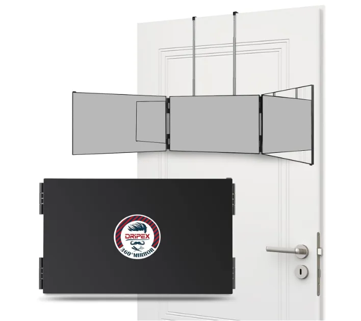Cosmetic Folding 3-Sided Mirror 1