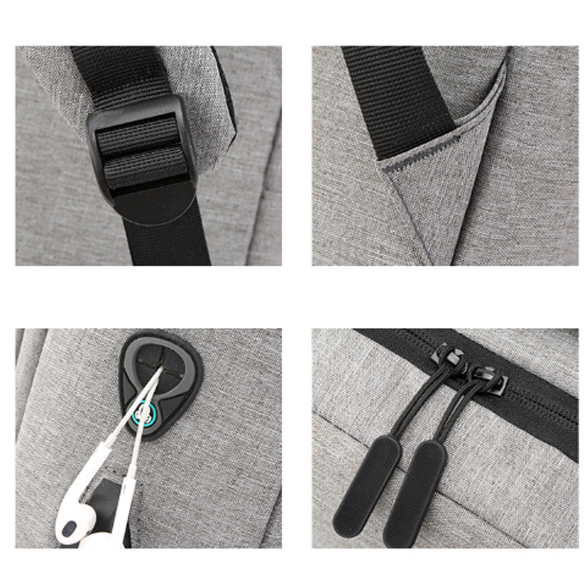 15.6" Laptop Backpack with USB Charging Port 5