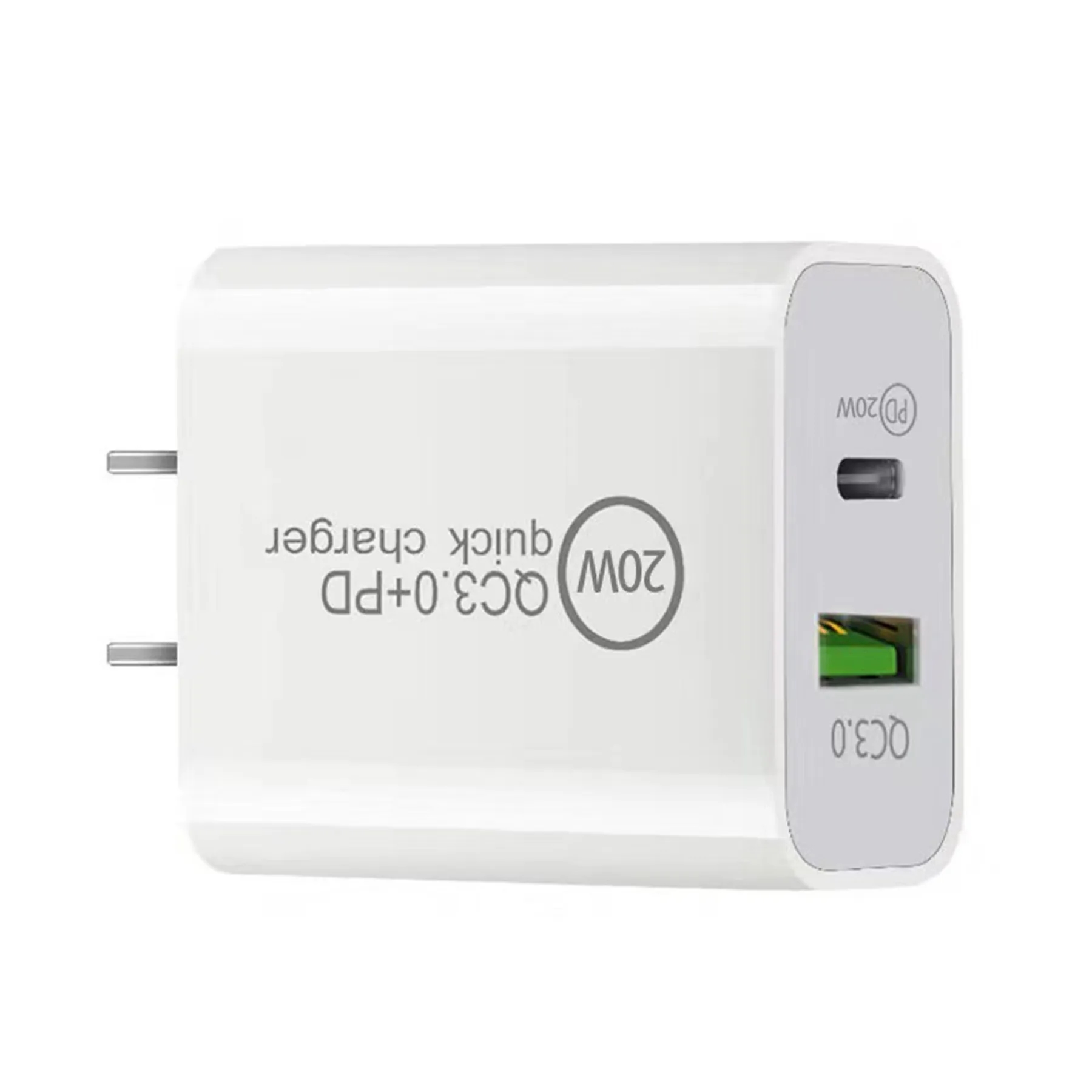 20W Multiple Port Usb Charger with USB-C Plug 6
