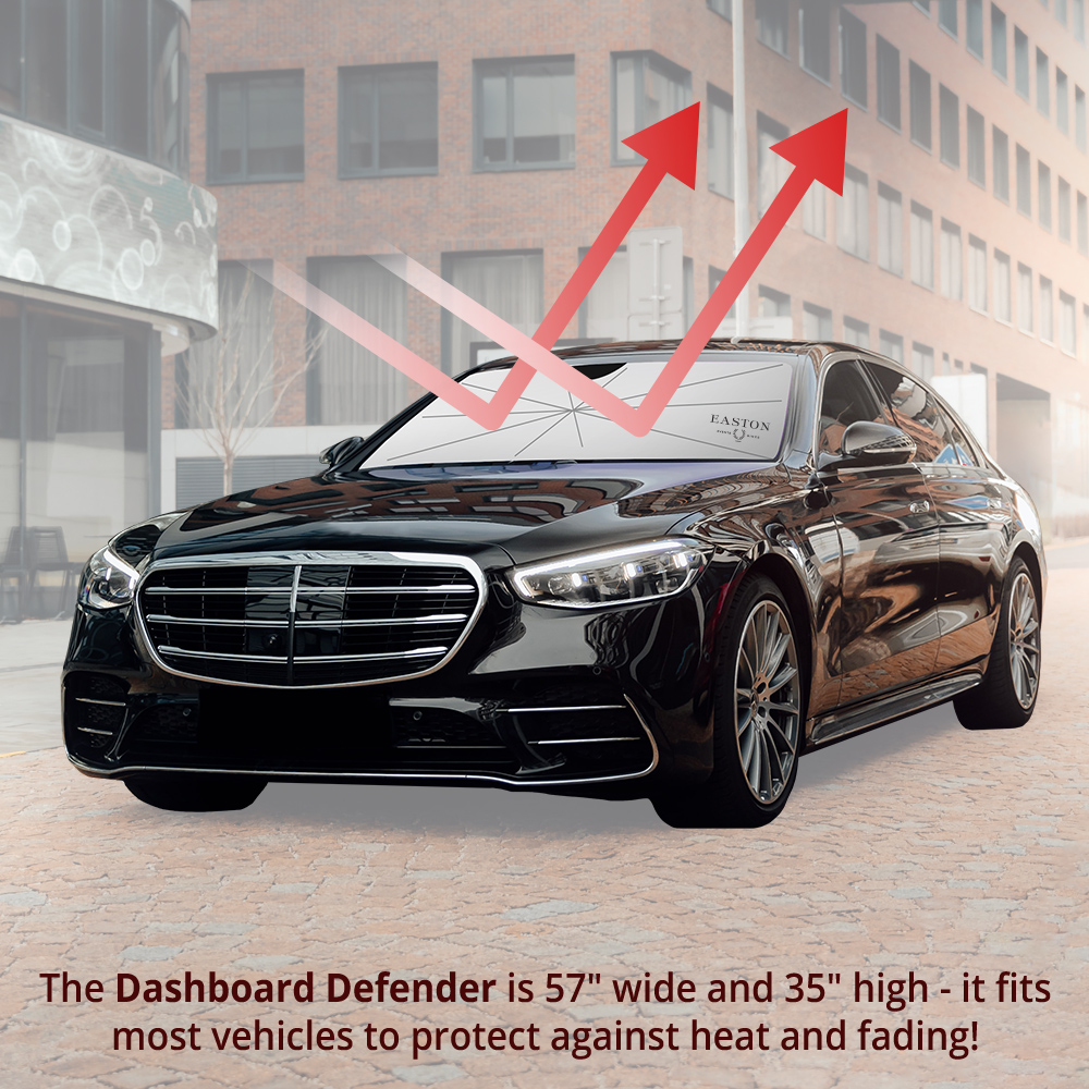 The Dashboard Defender UV Car Windshield Sunshade Folding Umbrella