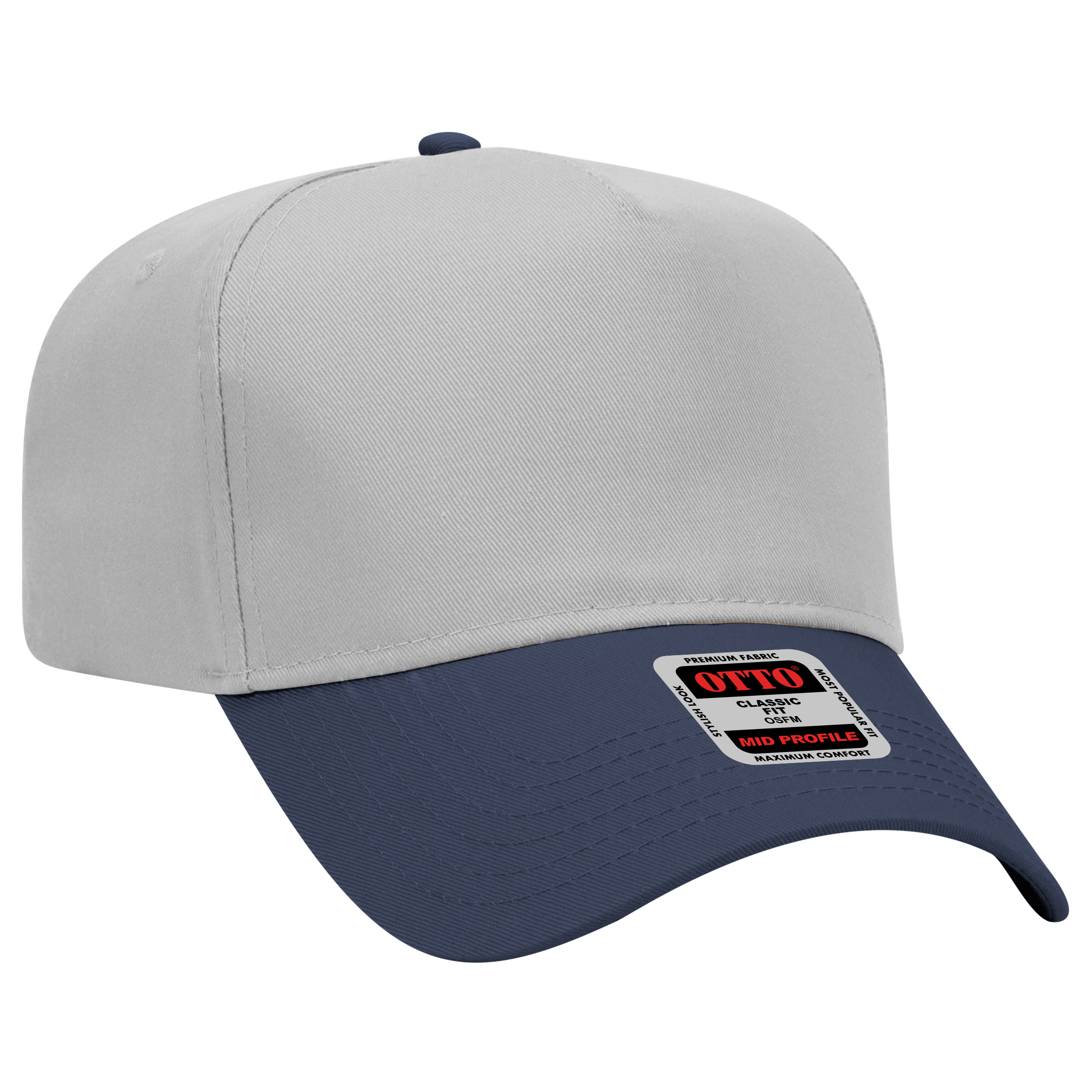 OTTO CAP® 5 Panel Mid Profile Baseball Cap 36