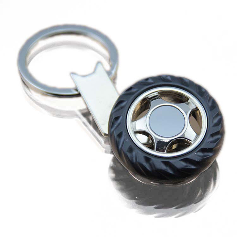 Wheel Shape Metal Key Chain 6