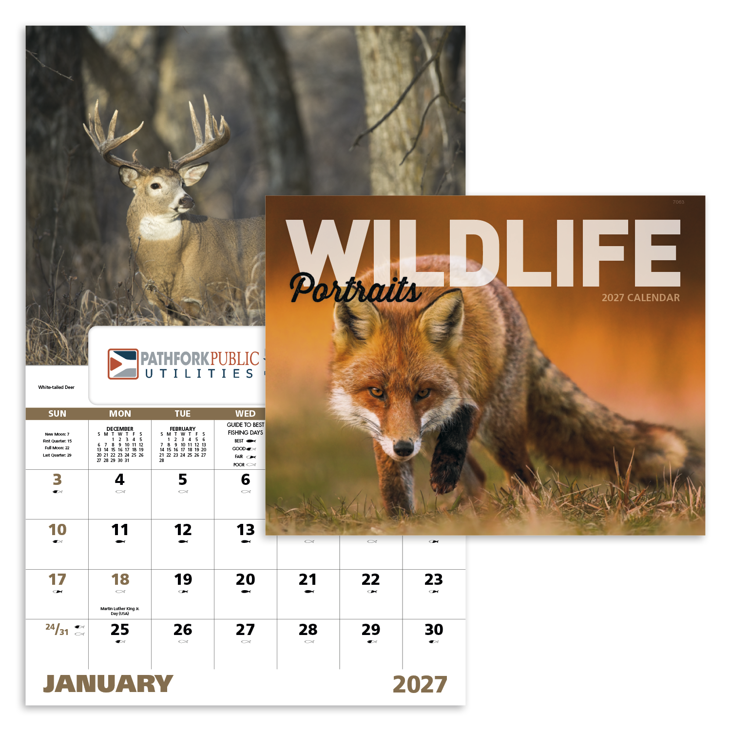 Good Value™ Wildlife Portraits - Window Calendar 44