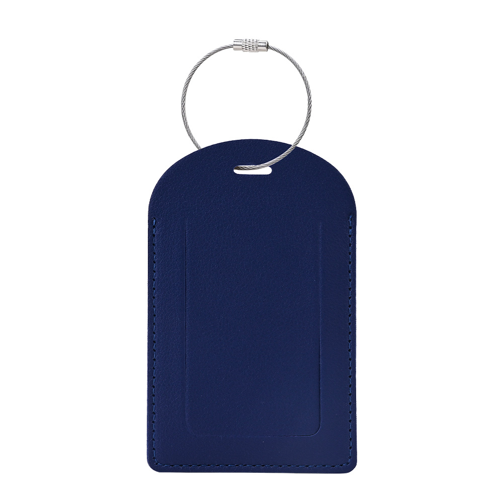 Vegan Leather Luggage Tag With Custom Logo 4
