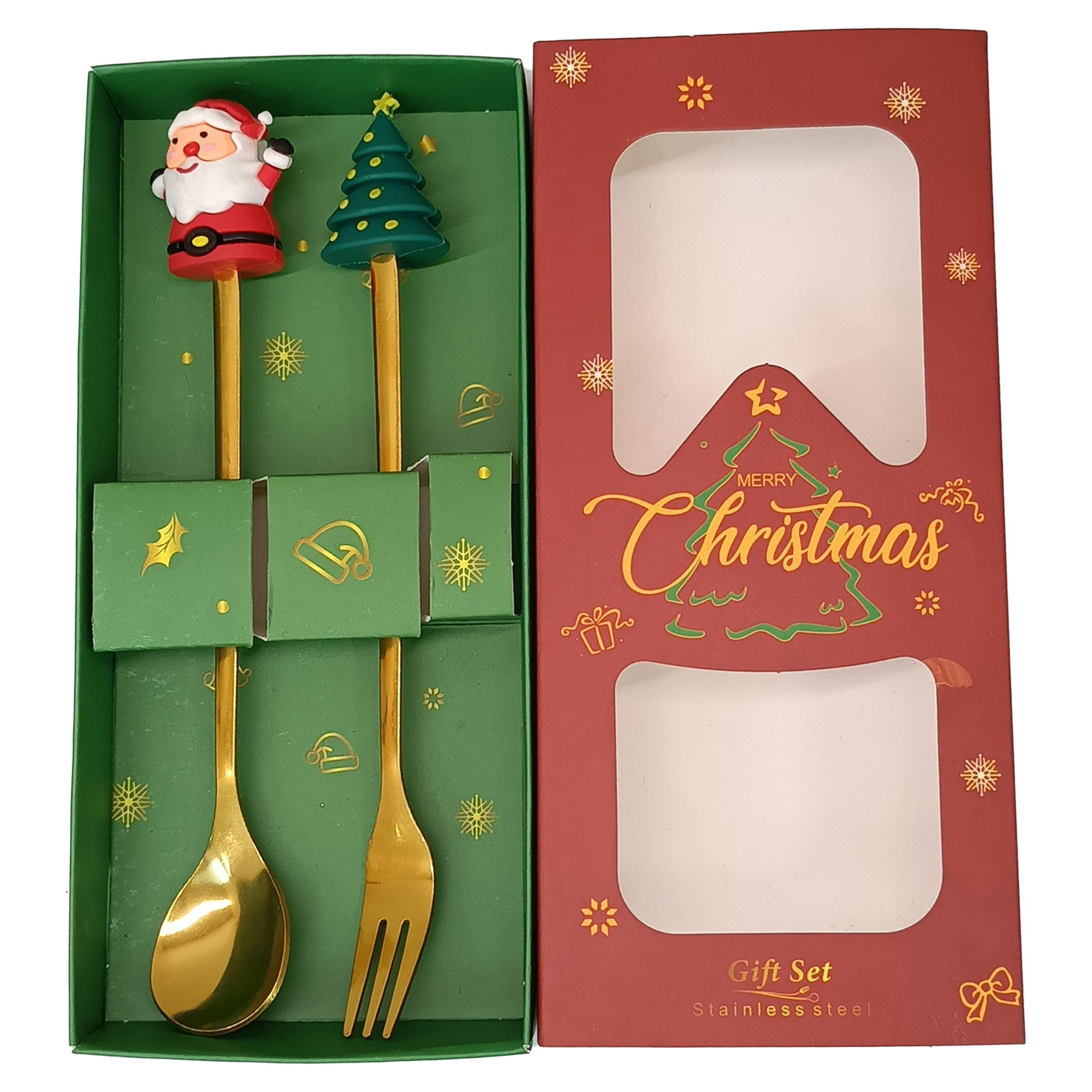 Stainless Steel Christmas Dessert Spoon 3