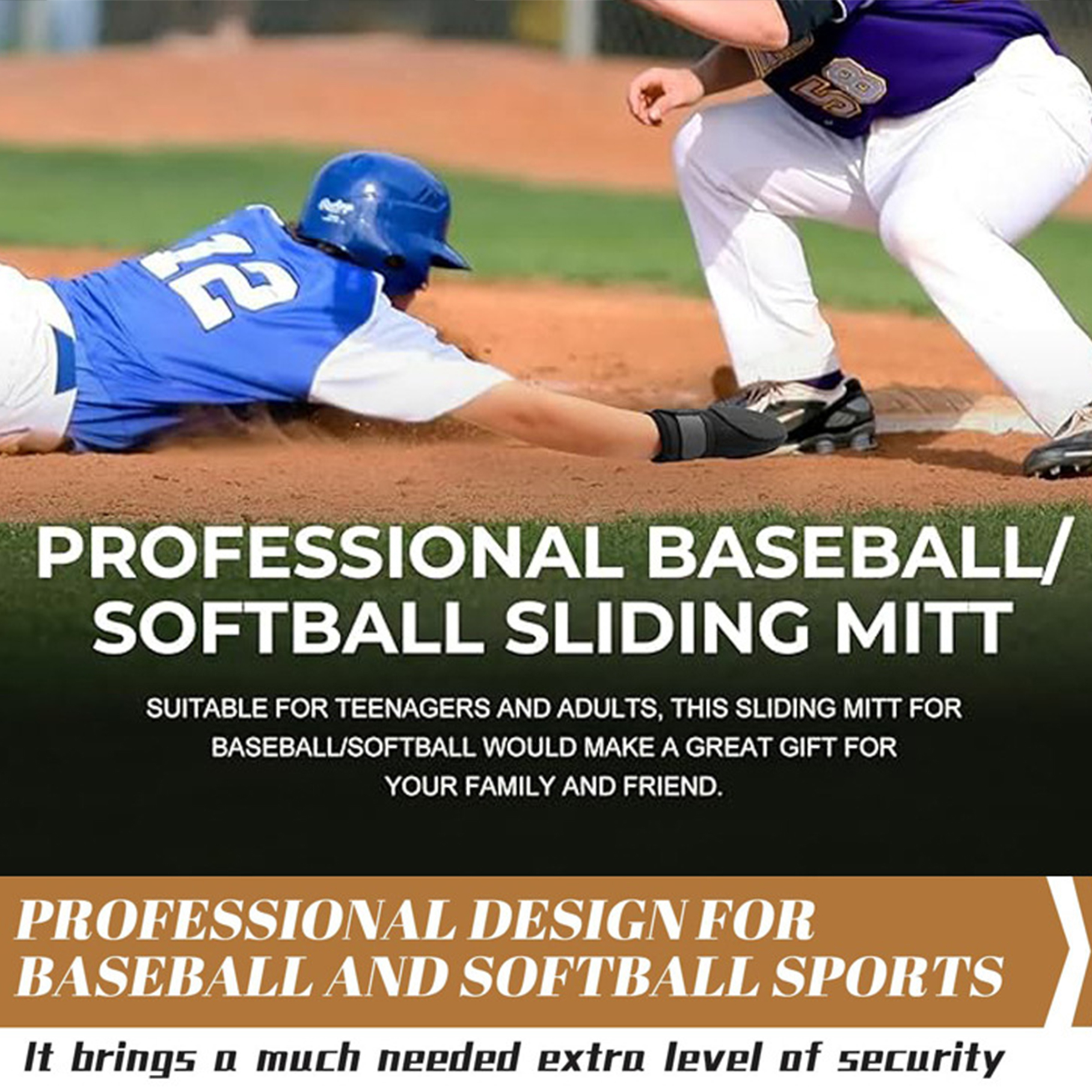 Rubber Outdoor Sports Baseball Protective Gloves 5