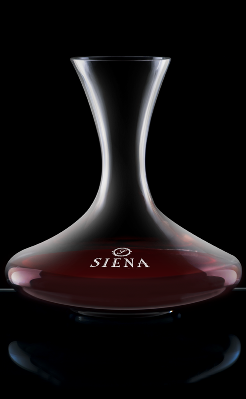 68 oz. Crescendo Decanter, custom glassware with logo imprint 3