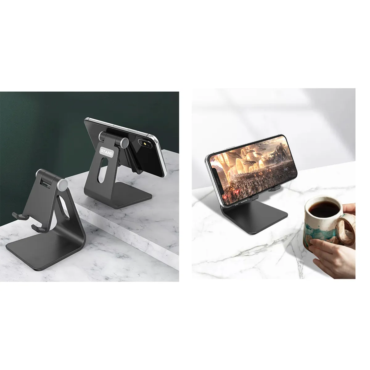 Mini Portable Anti-Slip Desk Adjustable Cell Phone Stand 4