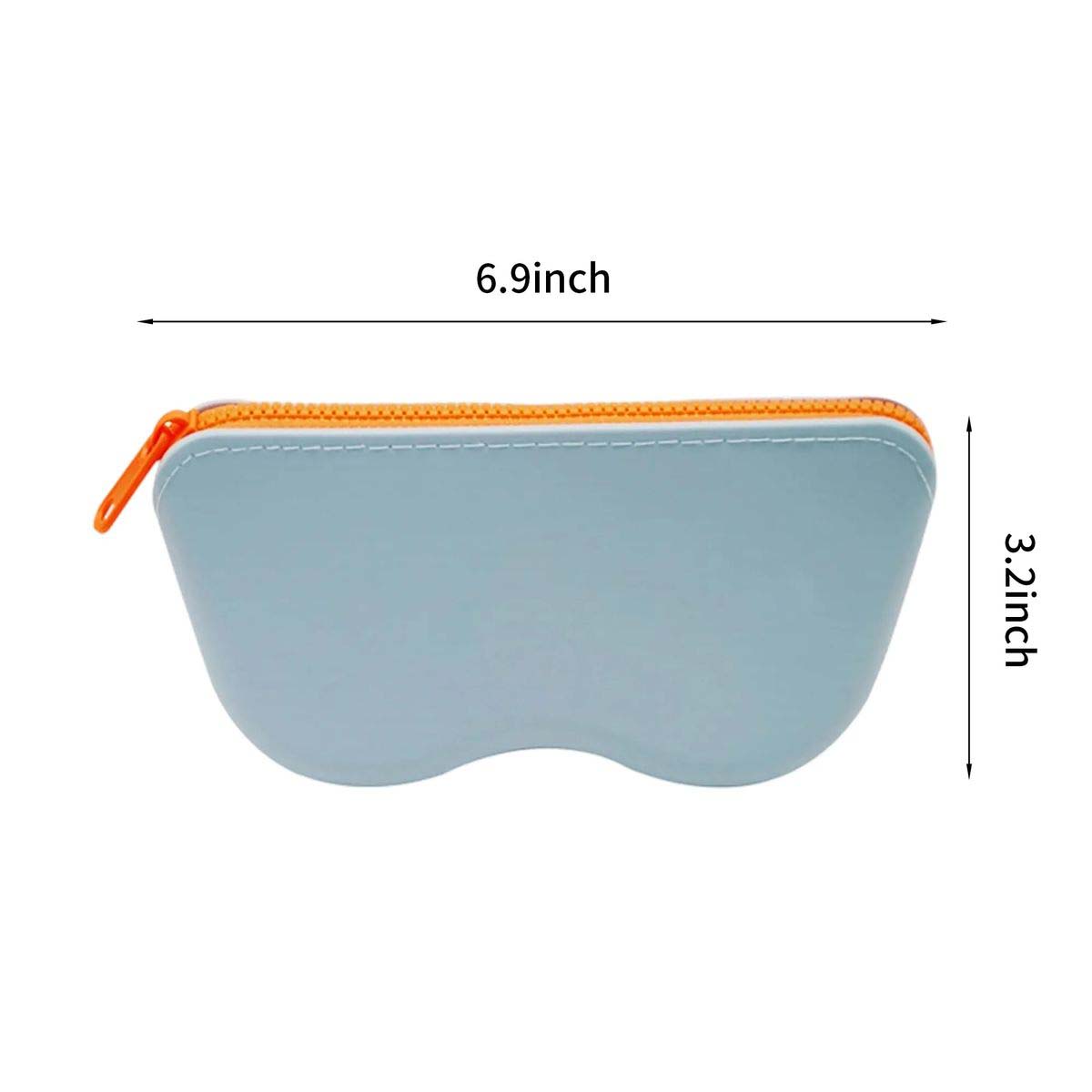 Lightweight Eyeglass Case with Flexible Silicone Design 1