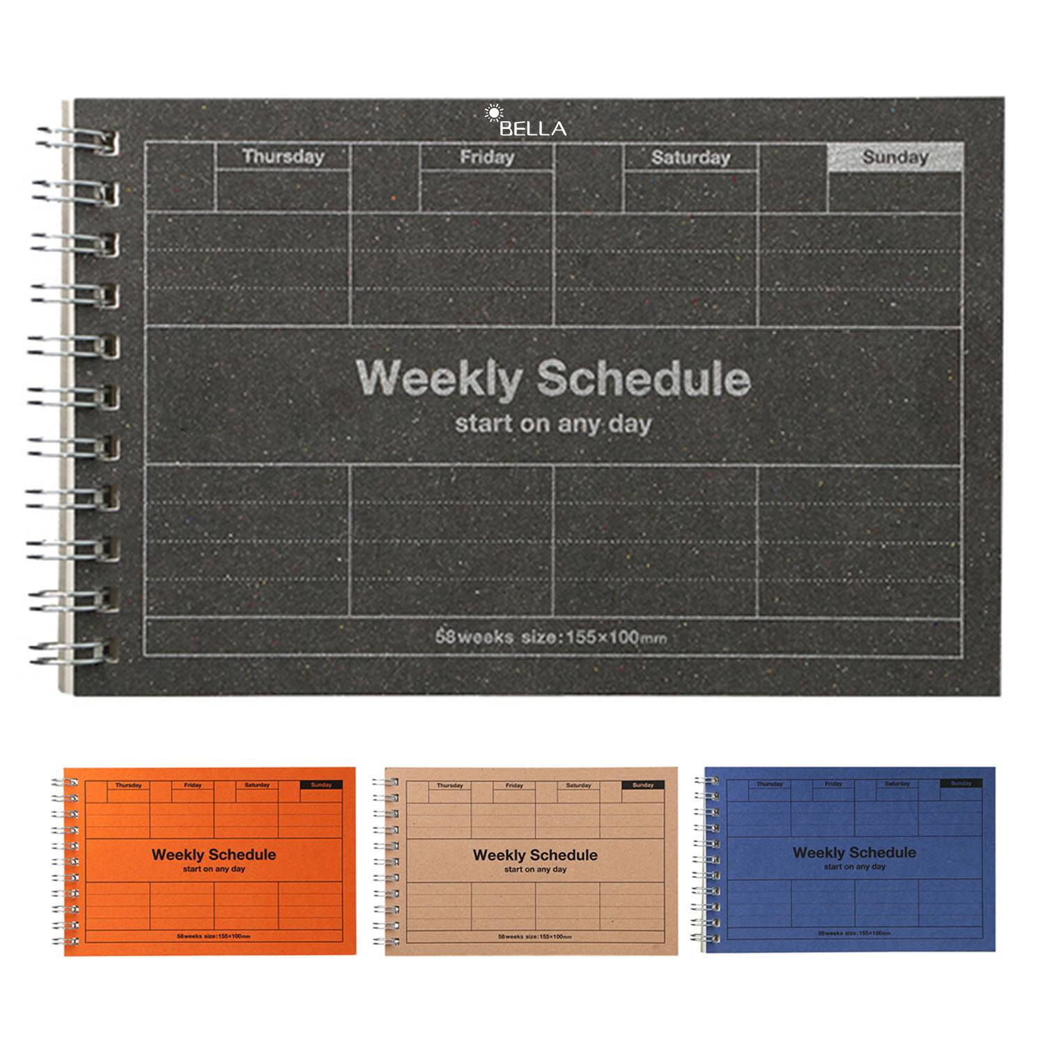 Weekly Schedule Notebook Paper Handbook For Office Matters 5