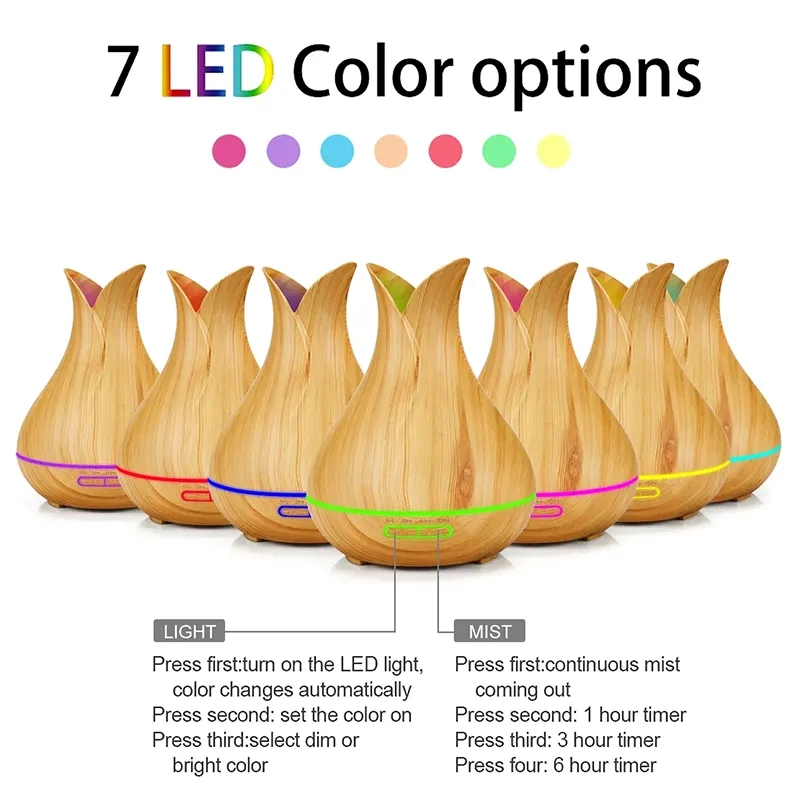 13oz Essential Oil Diffuser Remote Control 1