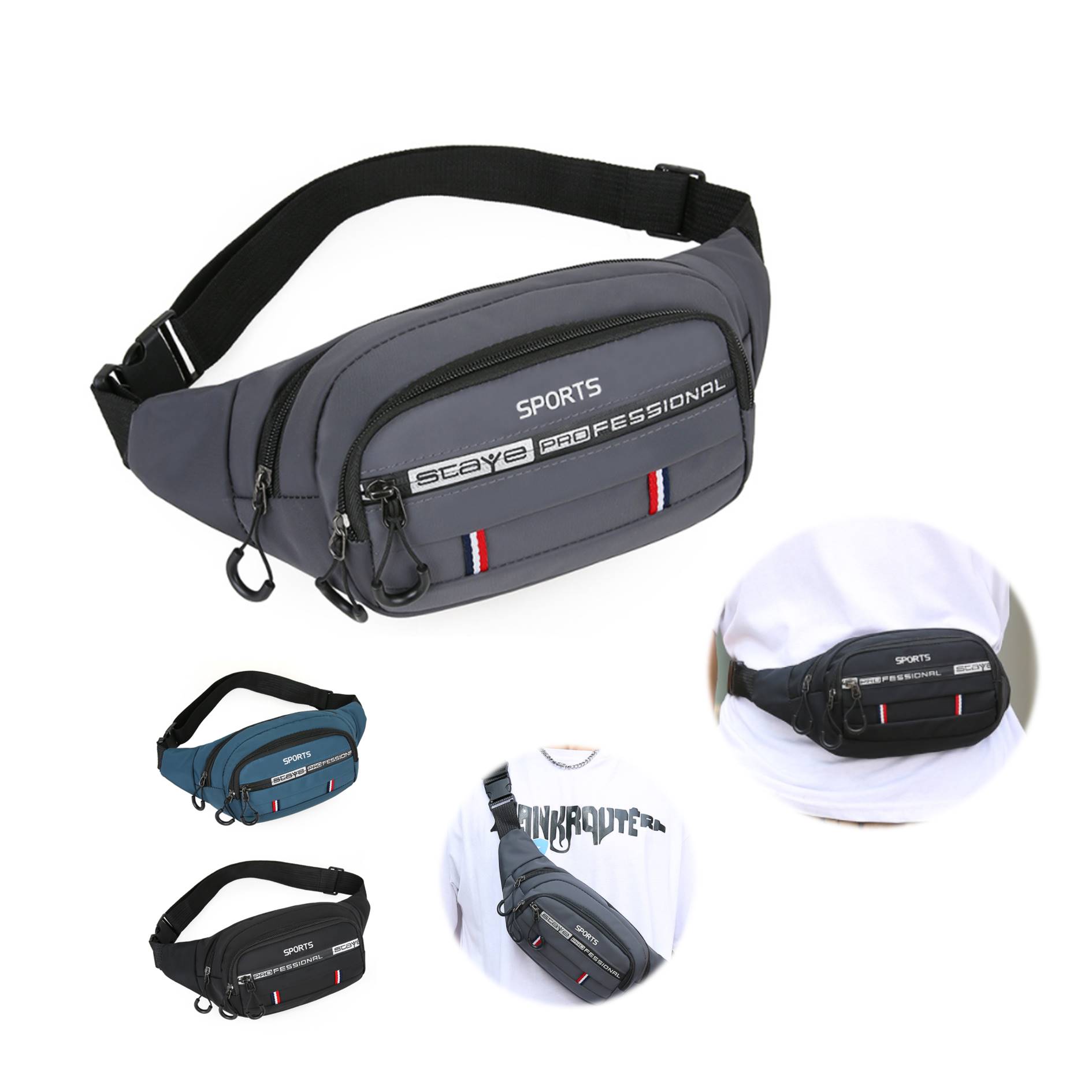 Men's Multi-Function Sport Waist Bag 3