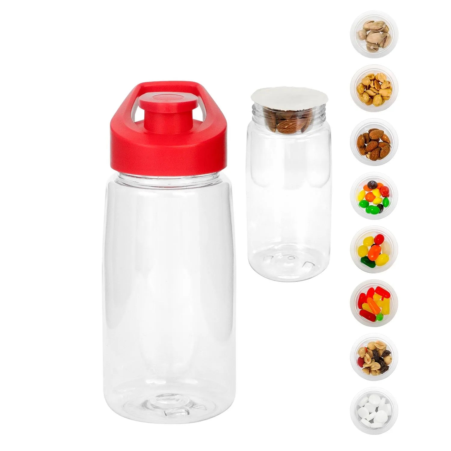 Easy Pour 18 oz. Recycled Snack Bottle 6
