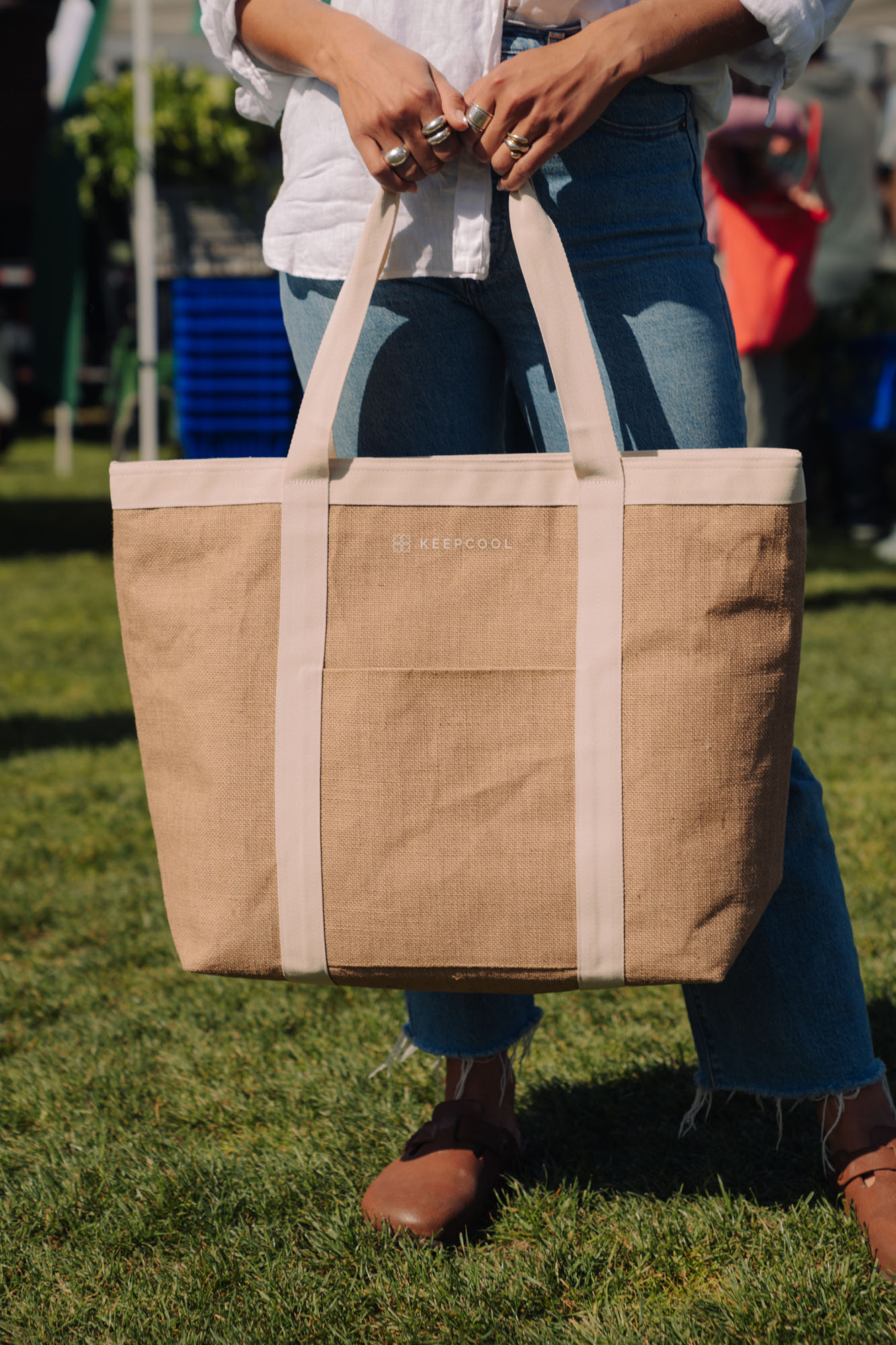 KEEPCOOL® Nairobi Jute Shopper Cooler 7