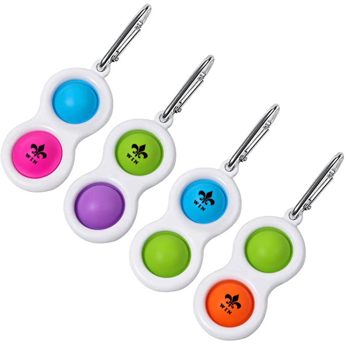 Pop Bubble Sensory Fidget Toy Keychain 2