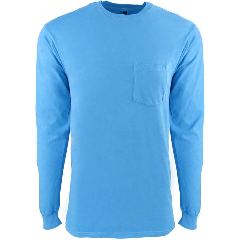 Next Level Apparel Adult Inspired Dye Long-Sleeve Crew With Pocket 4