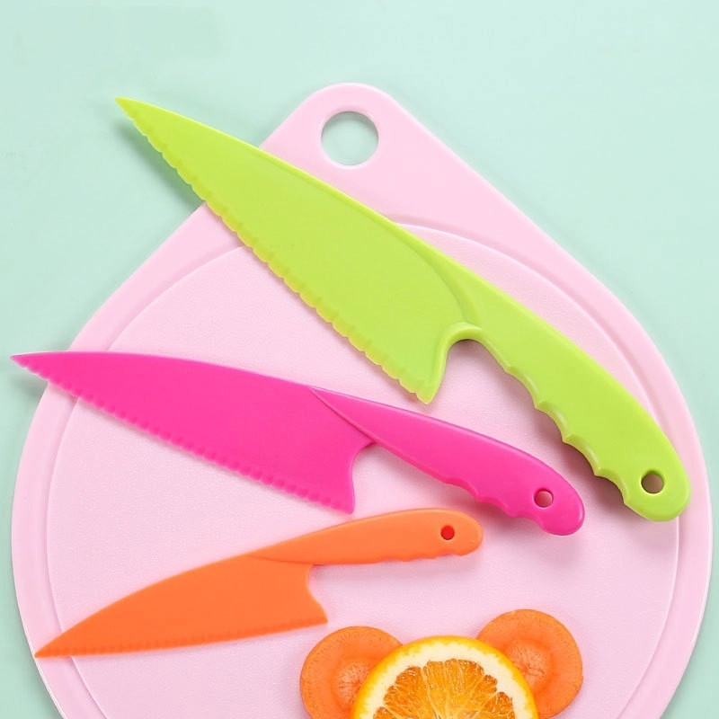 Safety Plastic Cake & Fruit Knife - 3 sets 2