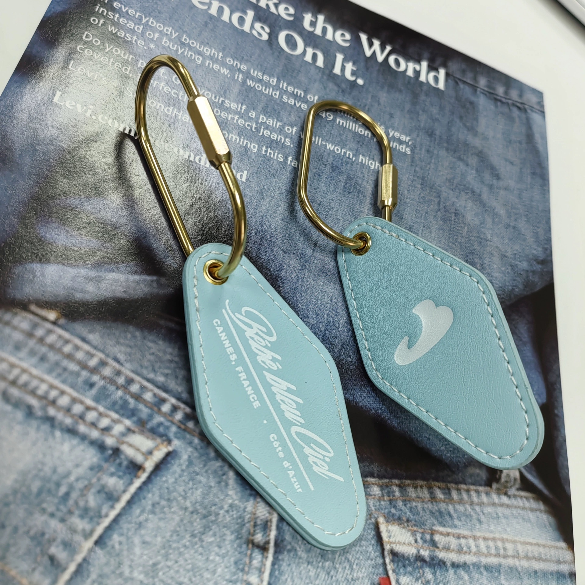 Leather Motel Keychain 2