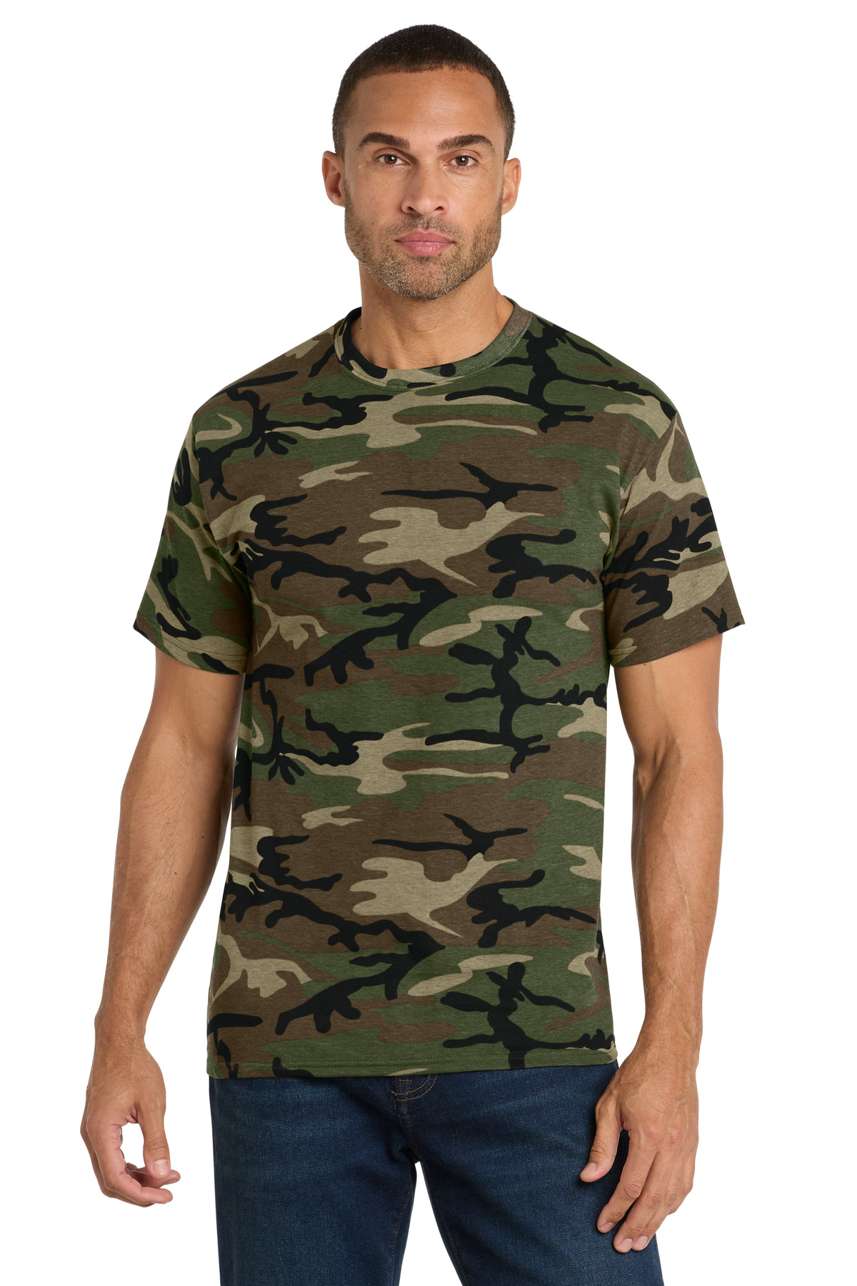 Port & Co Core Cotton Camo Tee. PC54C 22