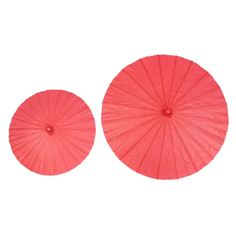 DIY Blank Paper Umbrella With Wooden Handle 9