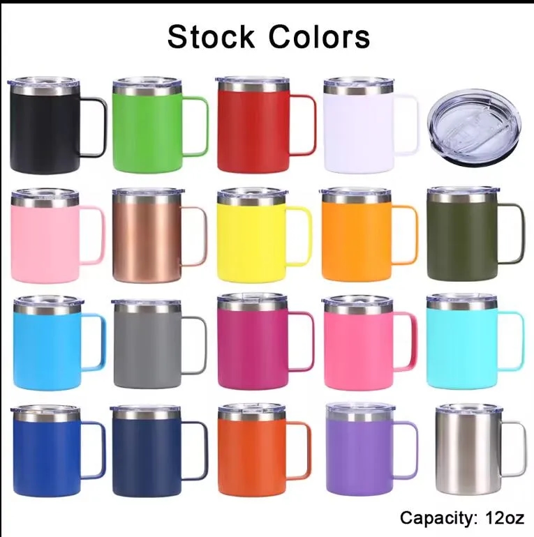 12oz Double Wall Stainless Steel Vacuum Coffee Mug 3