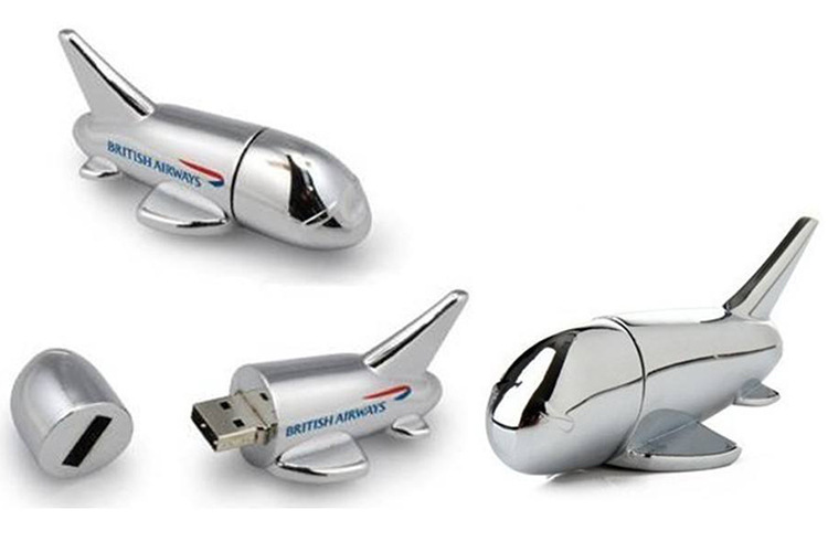 Metal Aircraft USB Flash Drive 4GB 3