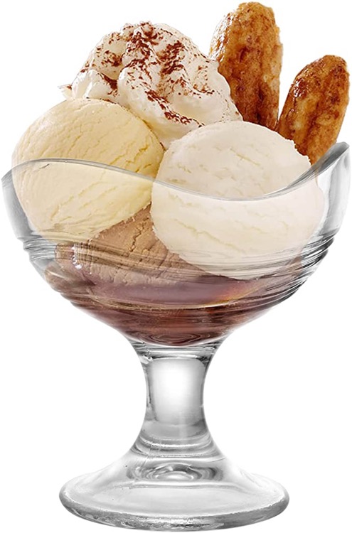 Clear Glass Dessert Bowl 7