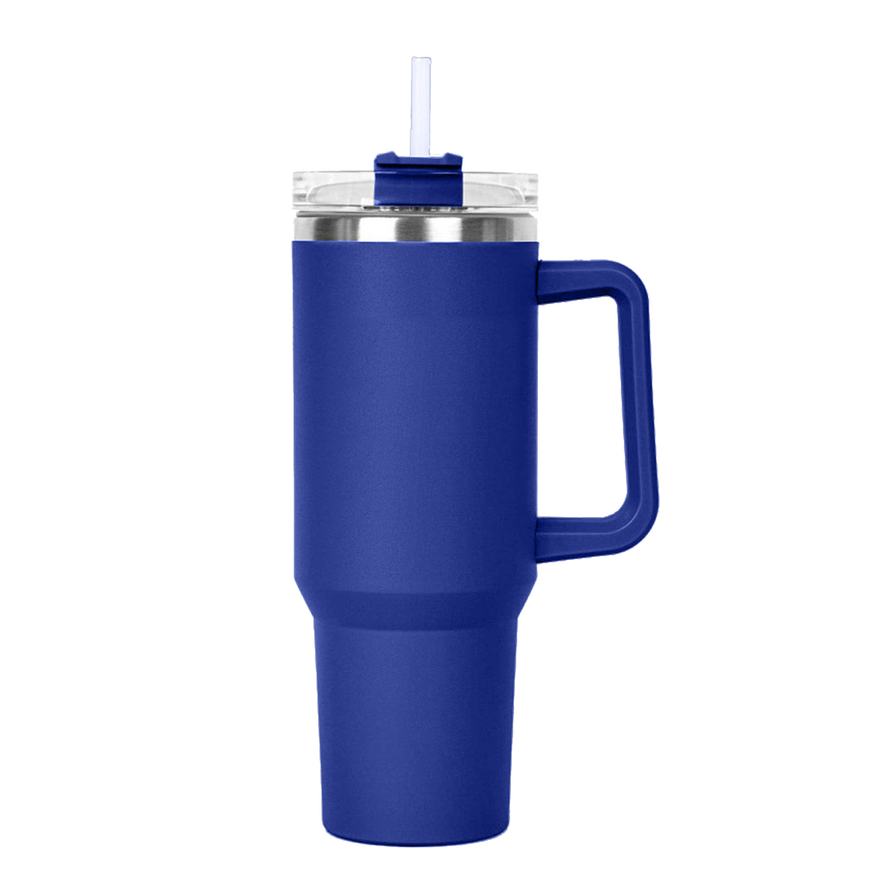 40 OZ. S/S Travel Handle Mug w/ Twist Closure Straw Lid 2
