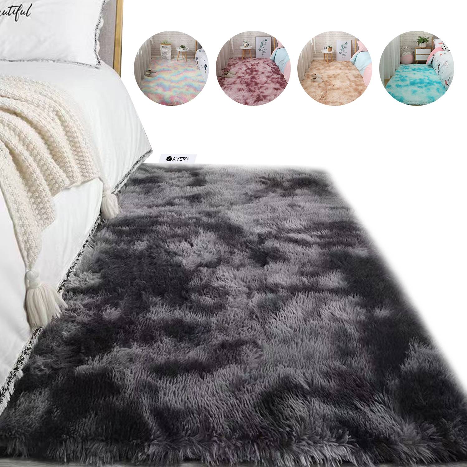 Luxurious Soft Plush Shag Area Rug