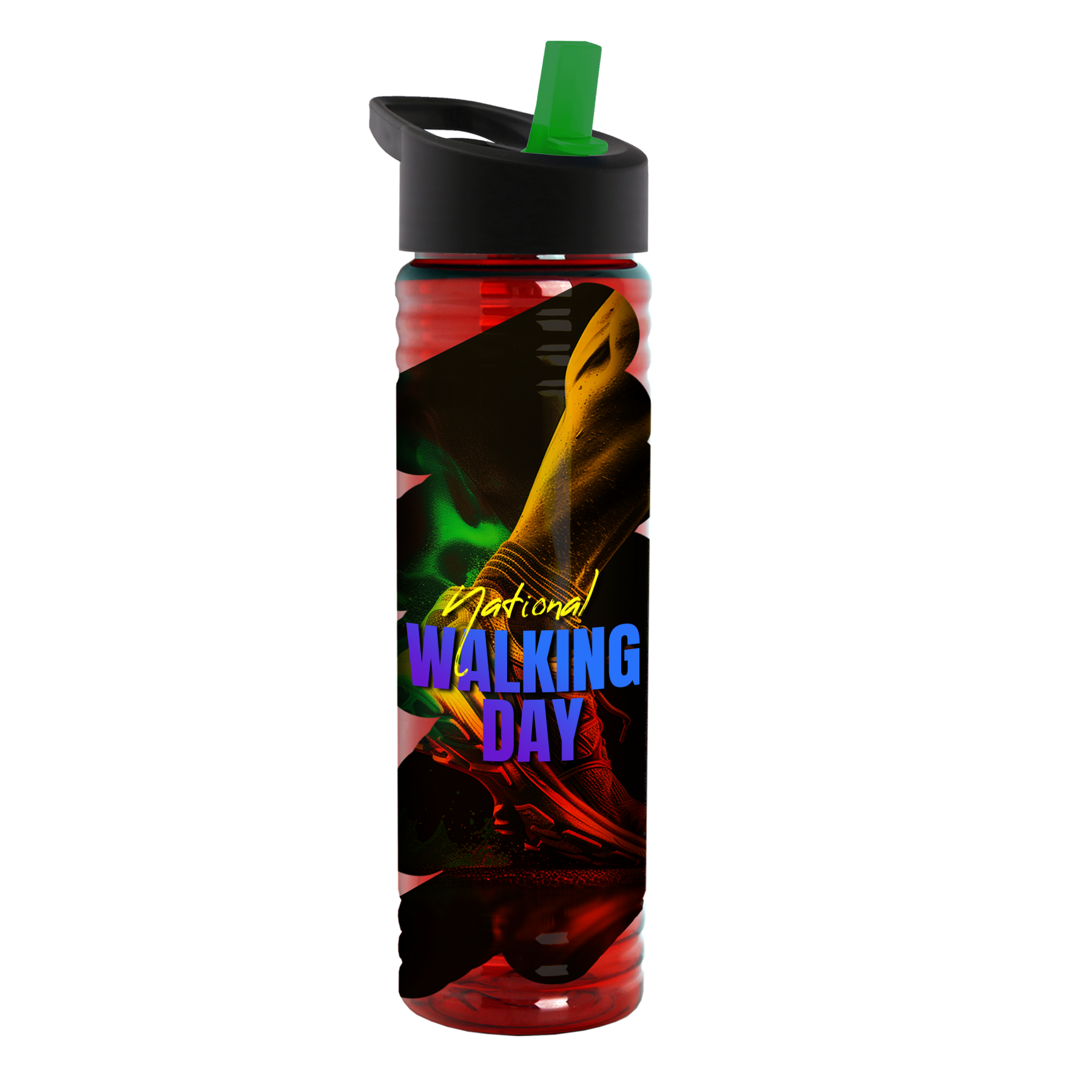 Garyline® Slim Fit Bottle with Flip-Straw Lid - 24 oz. 72