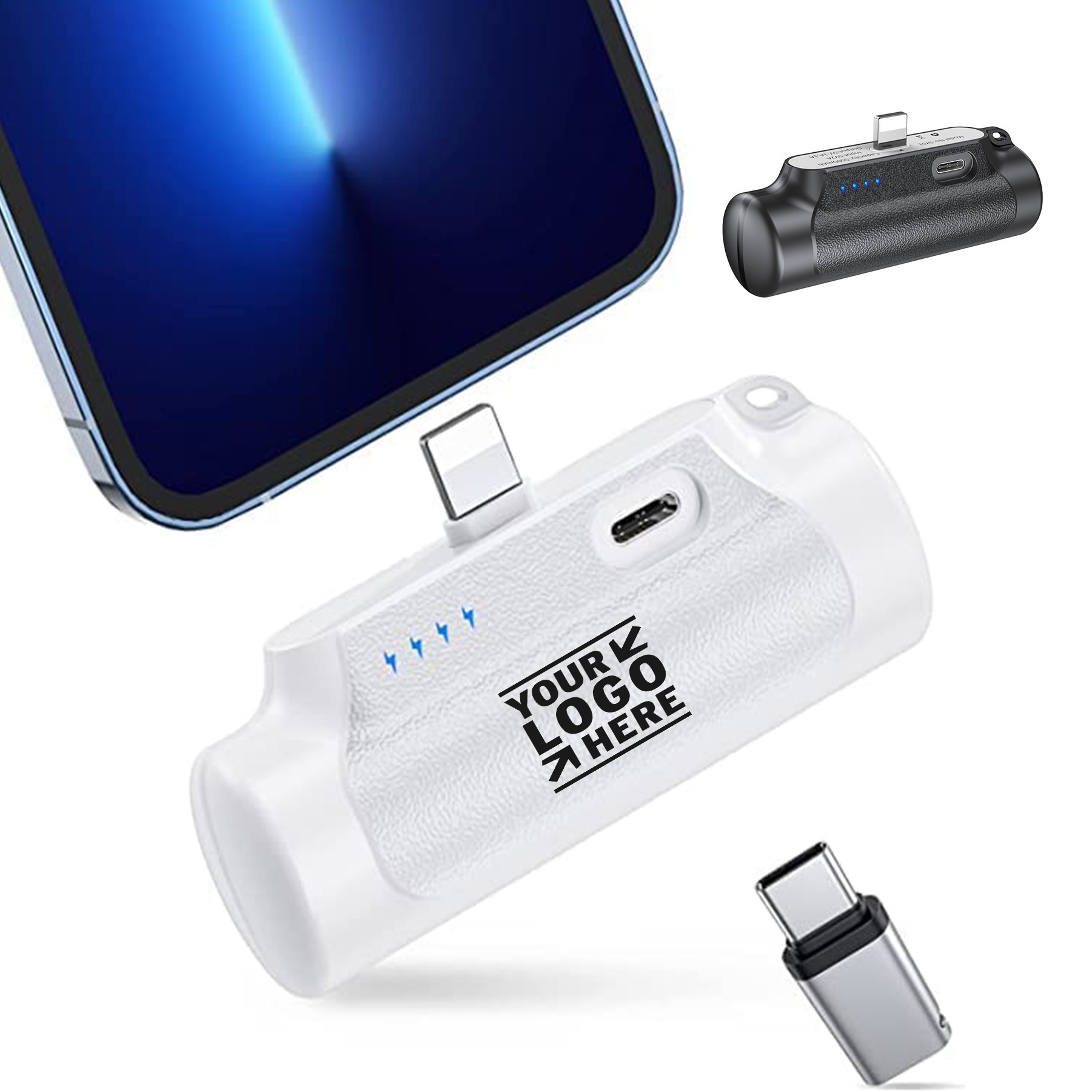 8000mAh Mini Power Bank Ultra Compact Portable Phone Charger 3