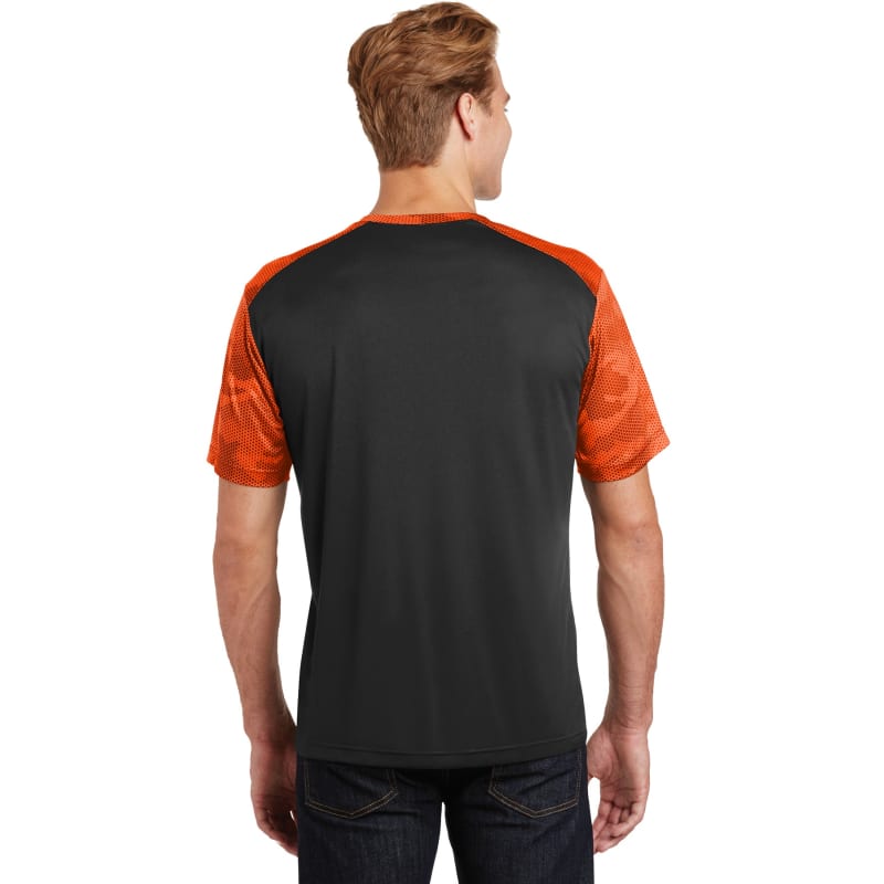 Sport-Tek CamoHex Colorblock Tee. 24