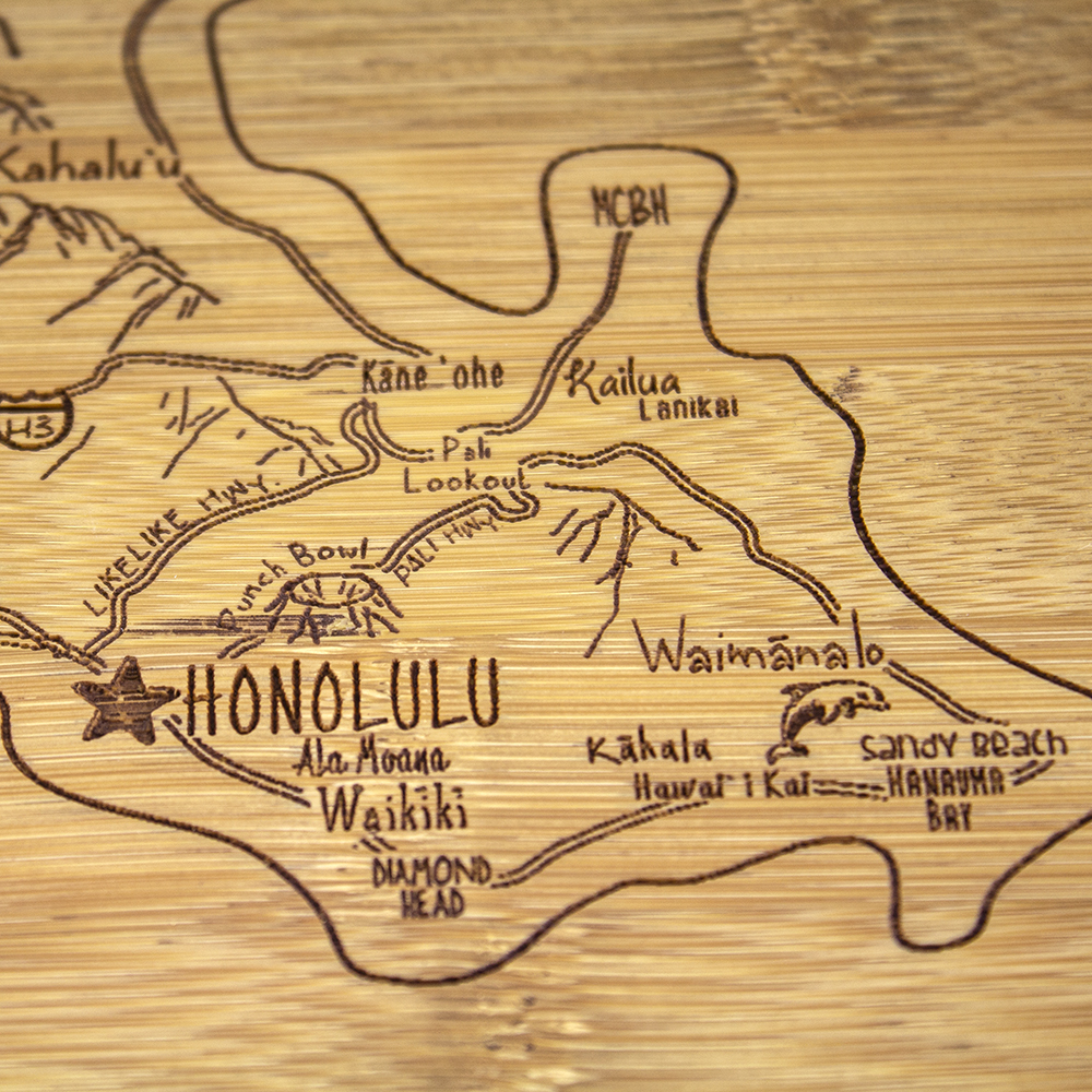 A Slice of Life Oahu Serving & Cutting Board 4