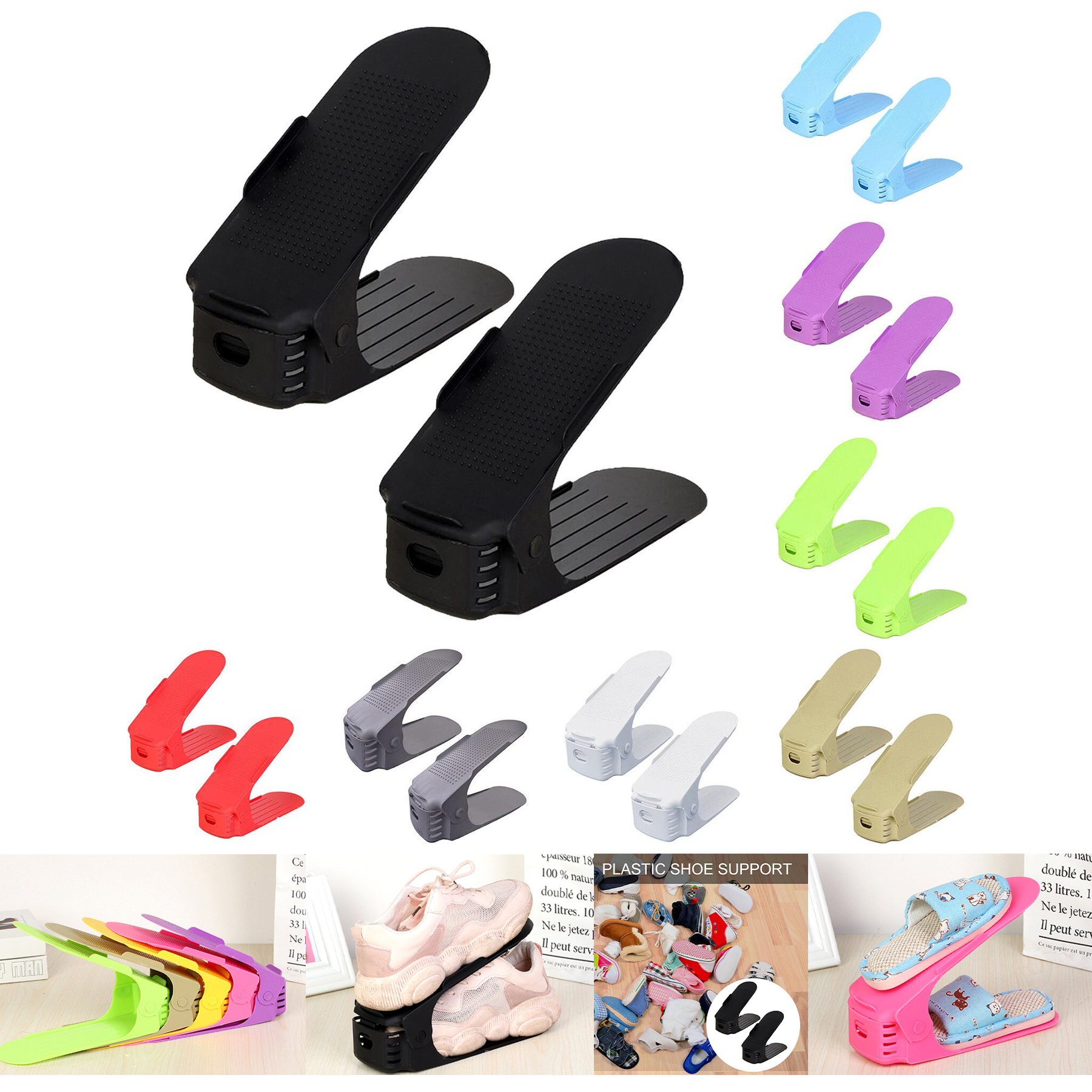 Adjustable shoe rack 2