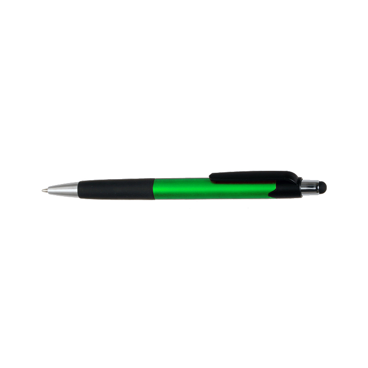 Metallic Color Plastic Pen with Touch Screen Stylus 3