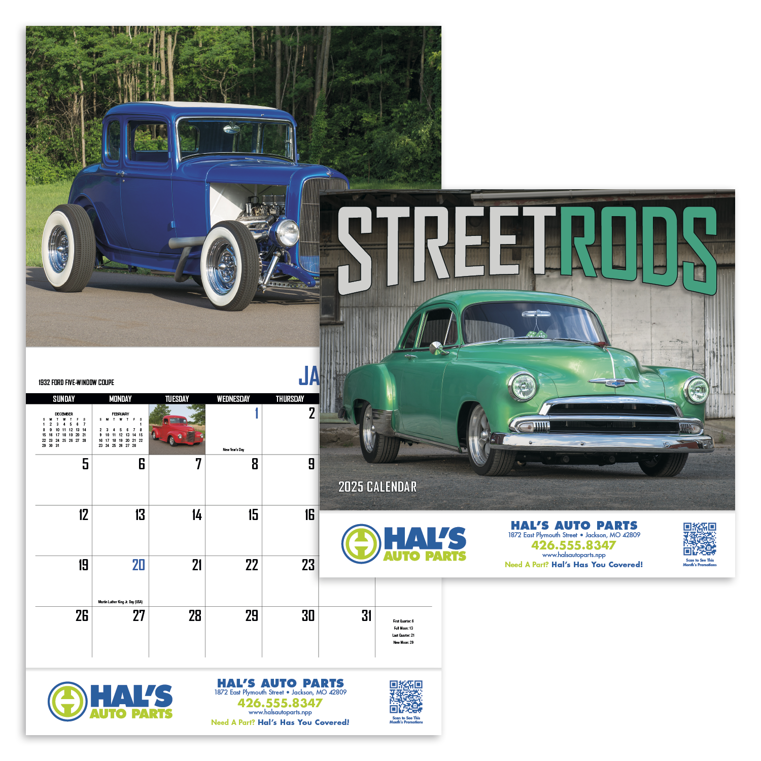 HotLine® Products Street Rod Fever Appointment Calendar - Stapled 6