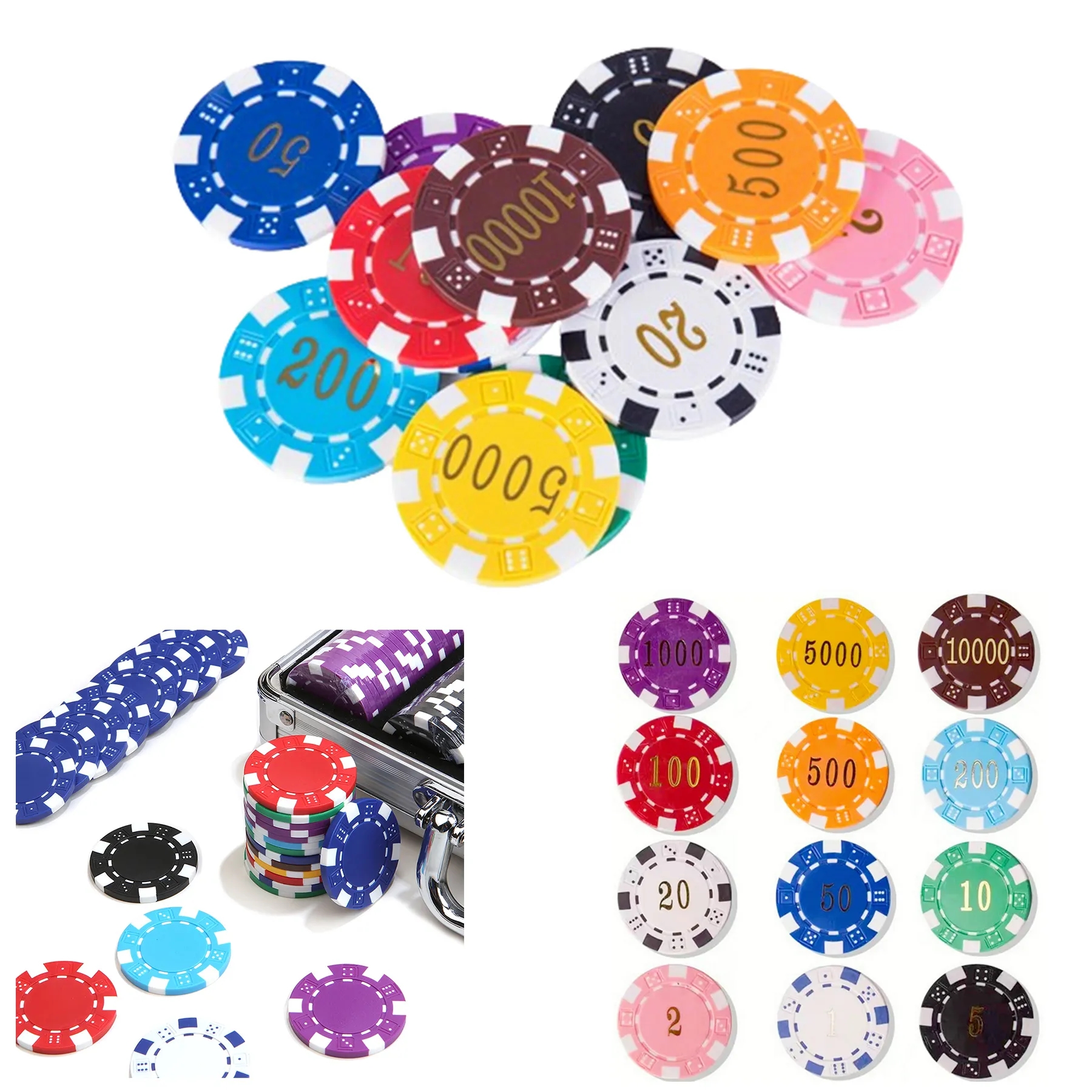 UV Printing Custom Poker Chips MOQ100 3
