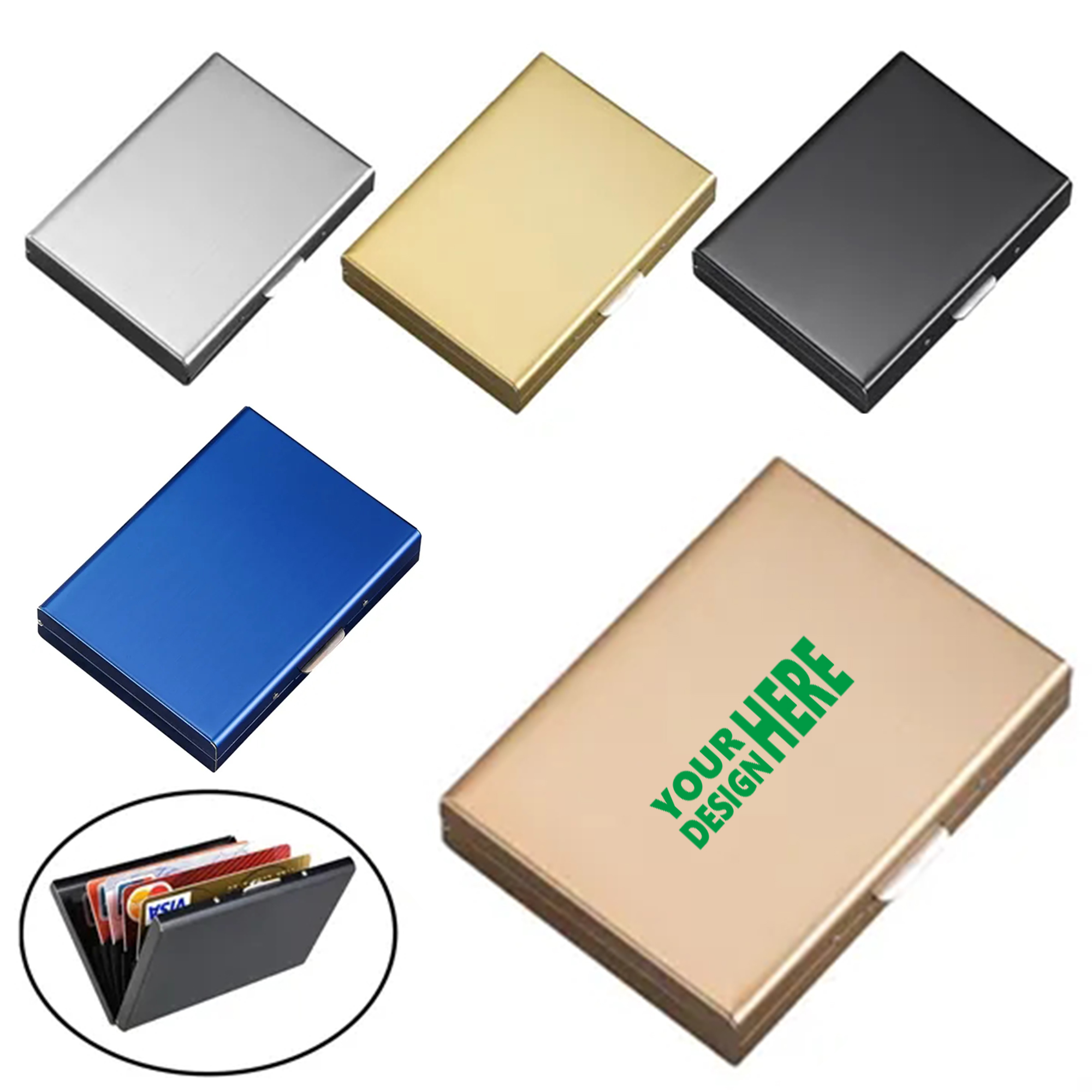 Slim Business Card Case for Men & Women 3