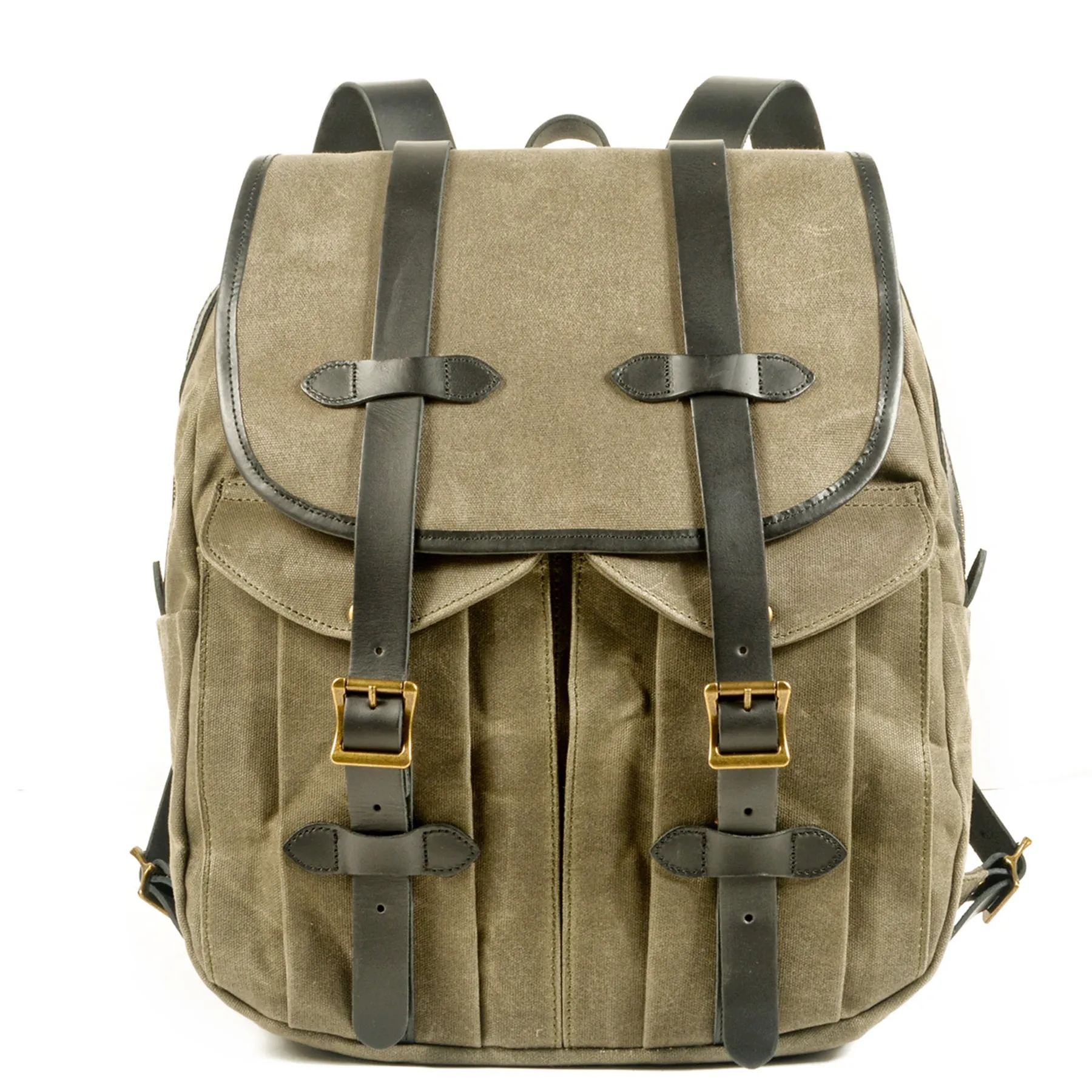 Hiking Backpack Oil Wax Canvas Men and Women 4