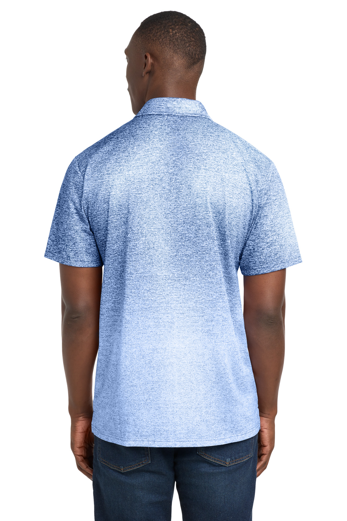 Sport-Tek Ombre Heather Polo. ST671 10