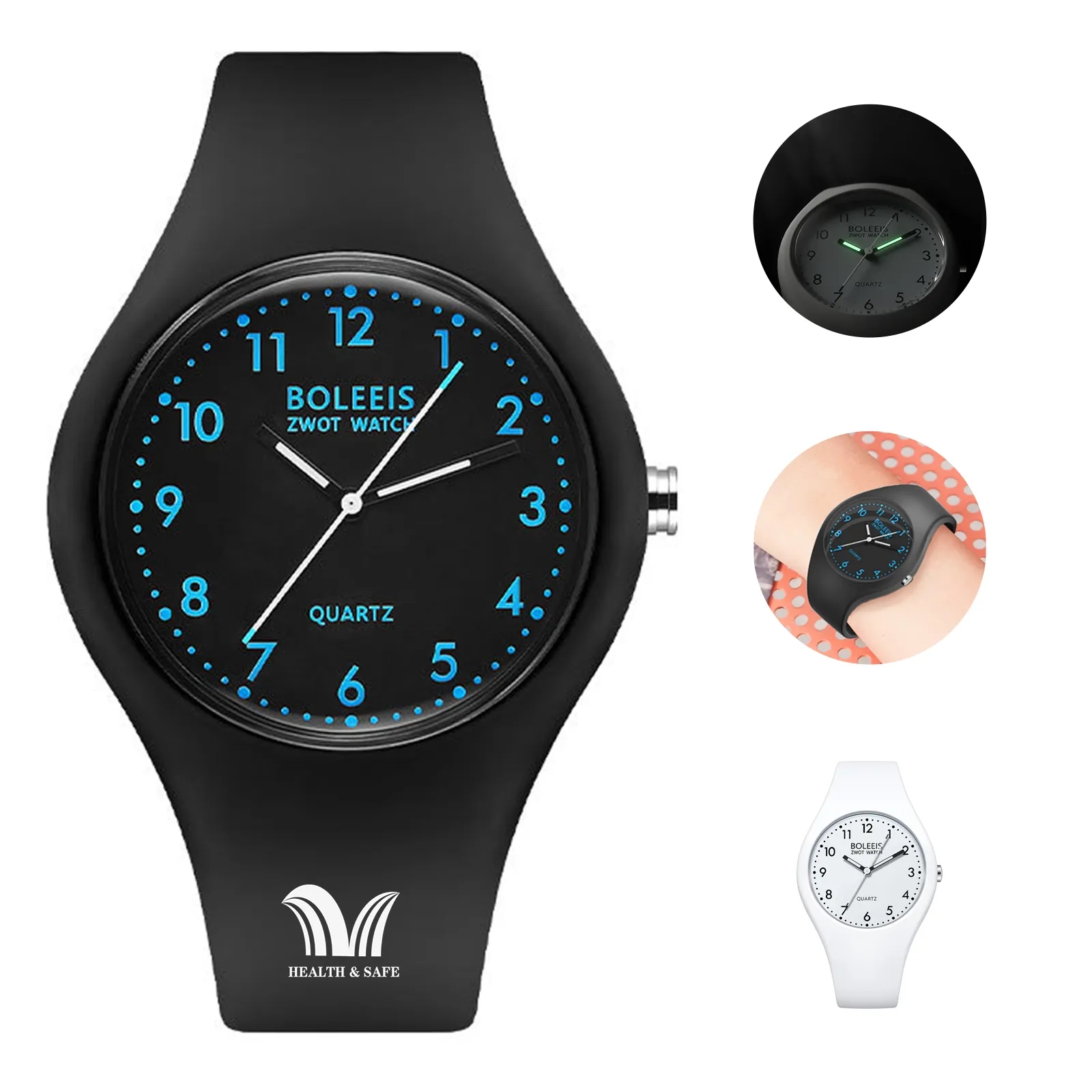 Simple Waterproof Silicone Sports Watch 1