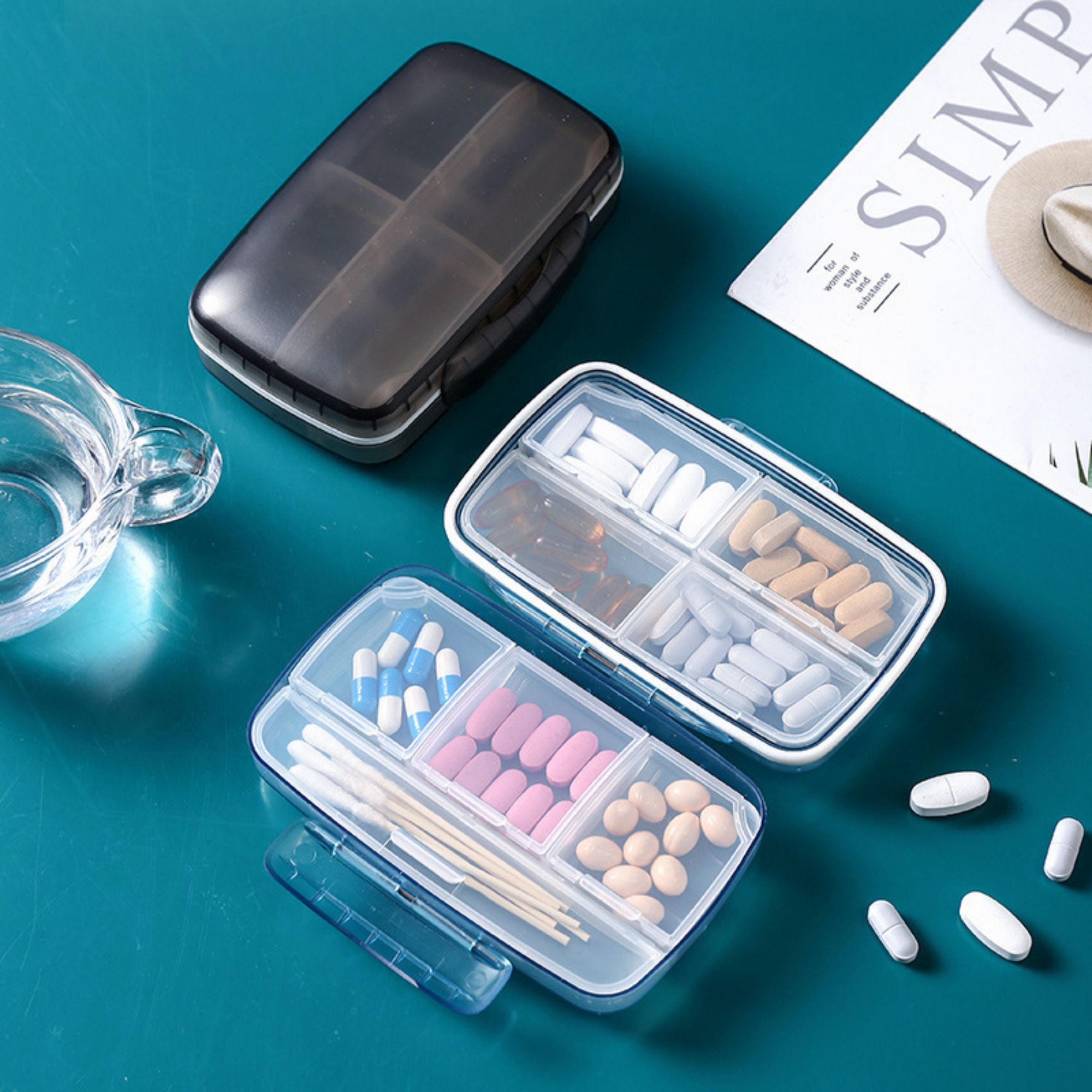 Compact Travel Medicine Box 3
