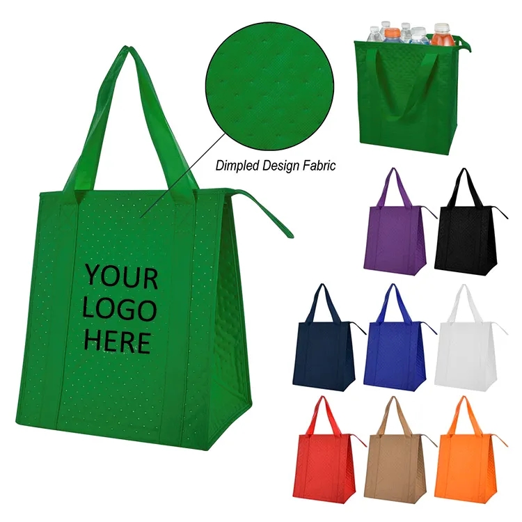 Dimples Non-Woven Cooler Tote Bag 2